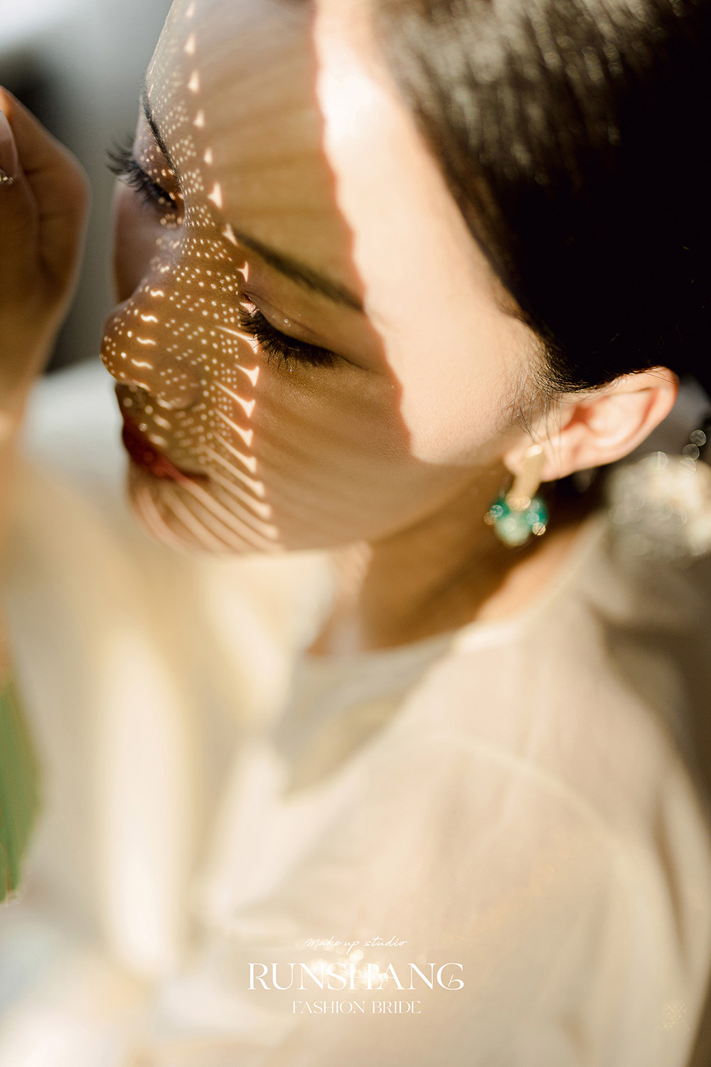润尚美妆造型,新娘跟妆,时尚新娘造型,婚礼造型,试妆照