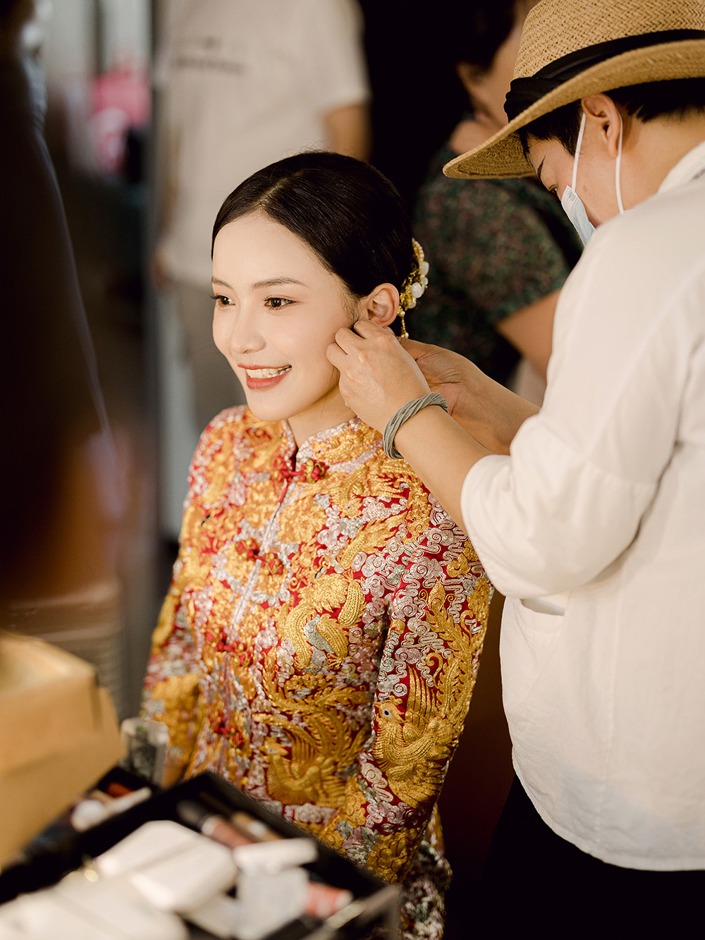 润尚美妆造型,新娘跟妆,时尚新娘造型,婚礼造型,试妆照