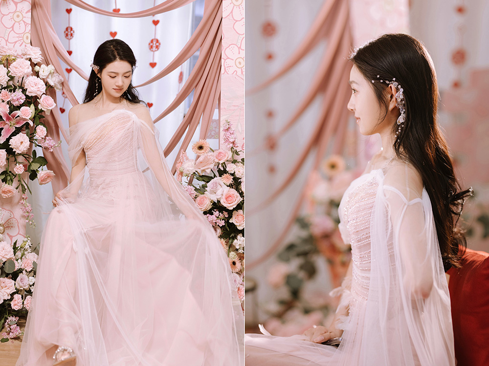 润尚美妆造型,新娘跟妆,时尚新娘造型,婚礼造型,试妆照