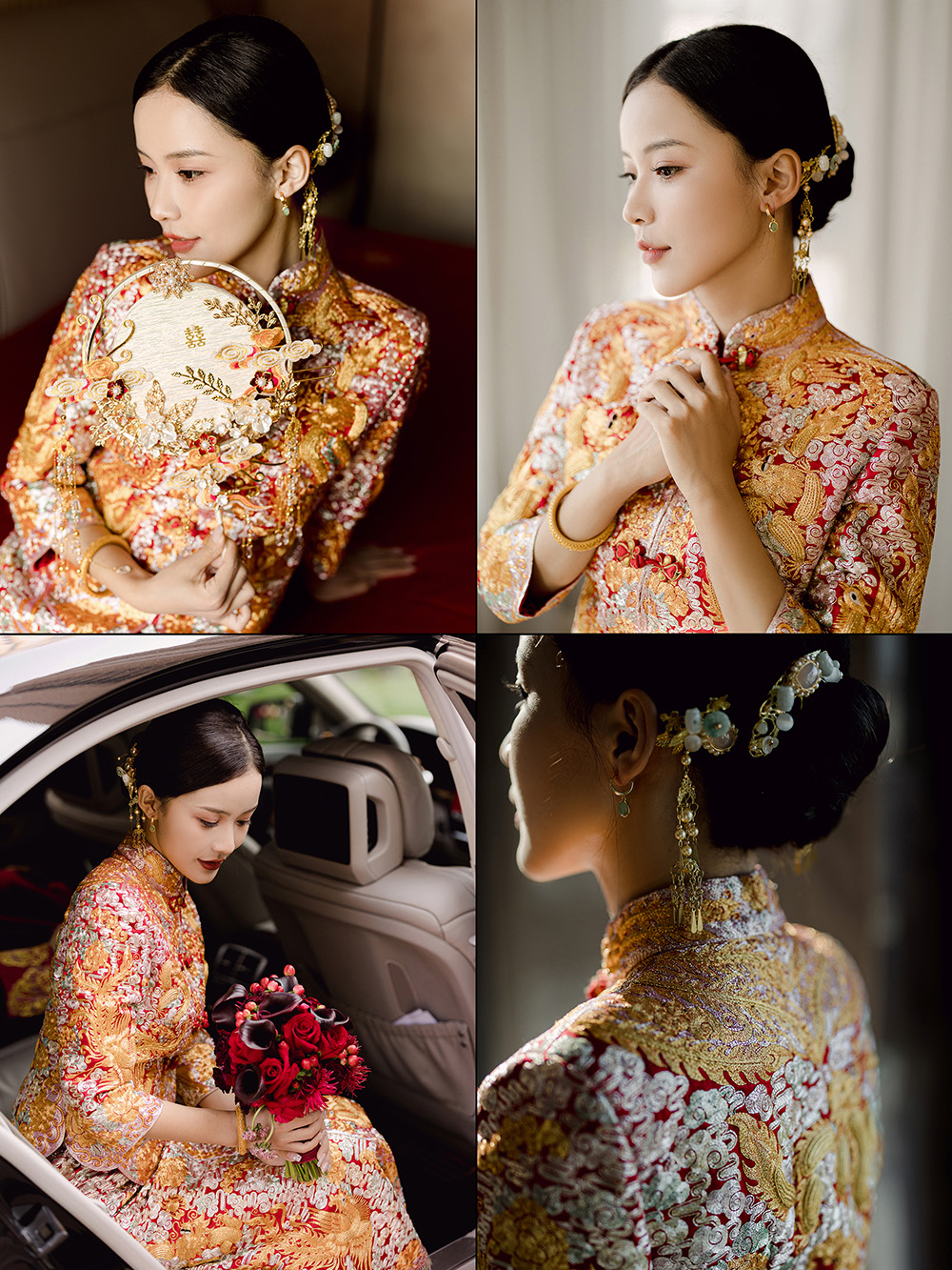 润尚美妆造型,新娘跟妆,时尚新娘造型,婚礼造型,试妆照