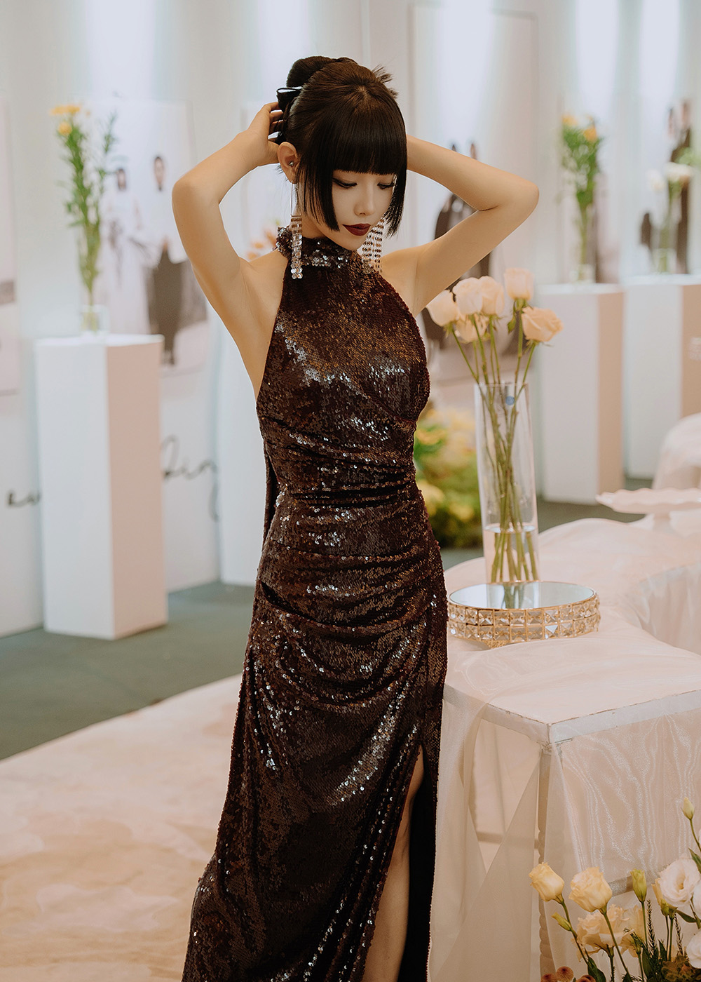 润尚美妆造型,新娘跟妆,时尚新娘造型,婚礼造型,试妆照