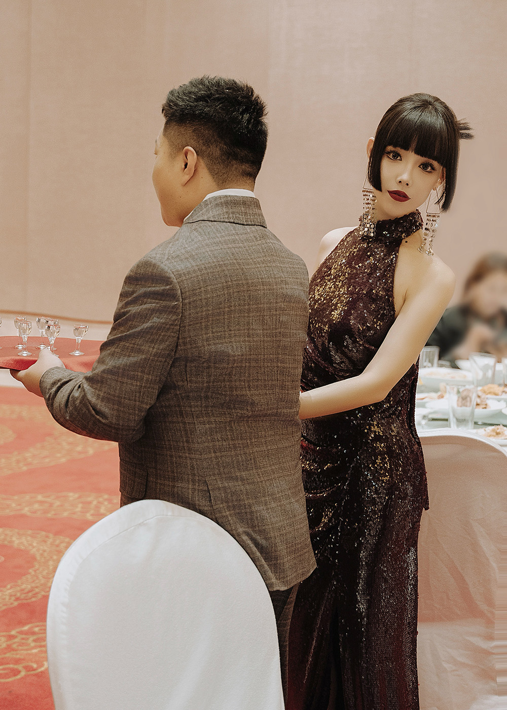 润尚美妆造型,新娘跟妆,时尚新娘造型,婚礼造型,试妆照