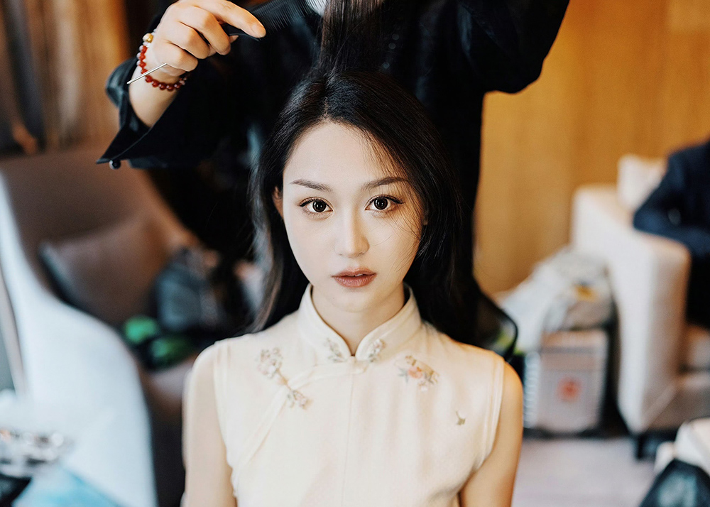 润尚美妆造型,新娘跟妆,时尚新娘造型,婚礼造型,试妆照