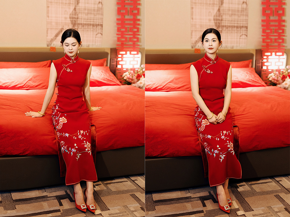 润尚美妆造型,新娘跟妆,时尚新娘造型,婚礼造型,试妆照