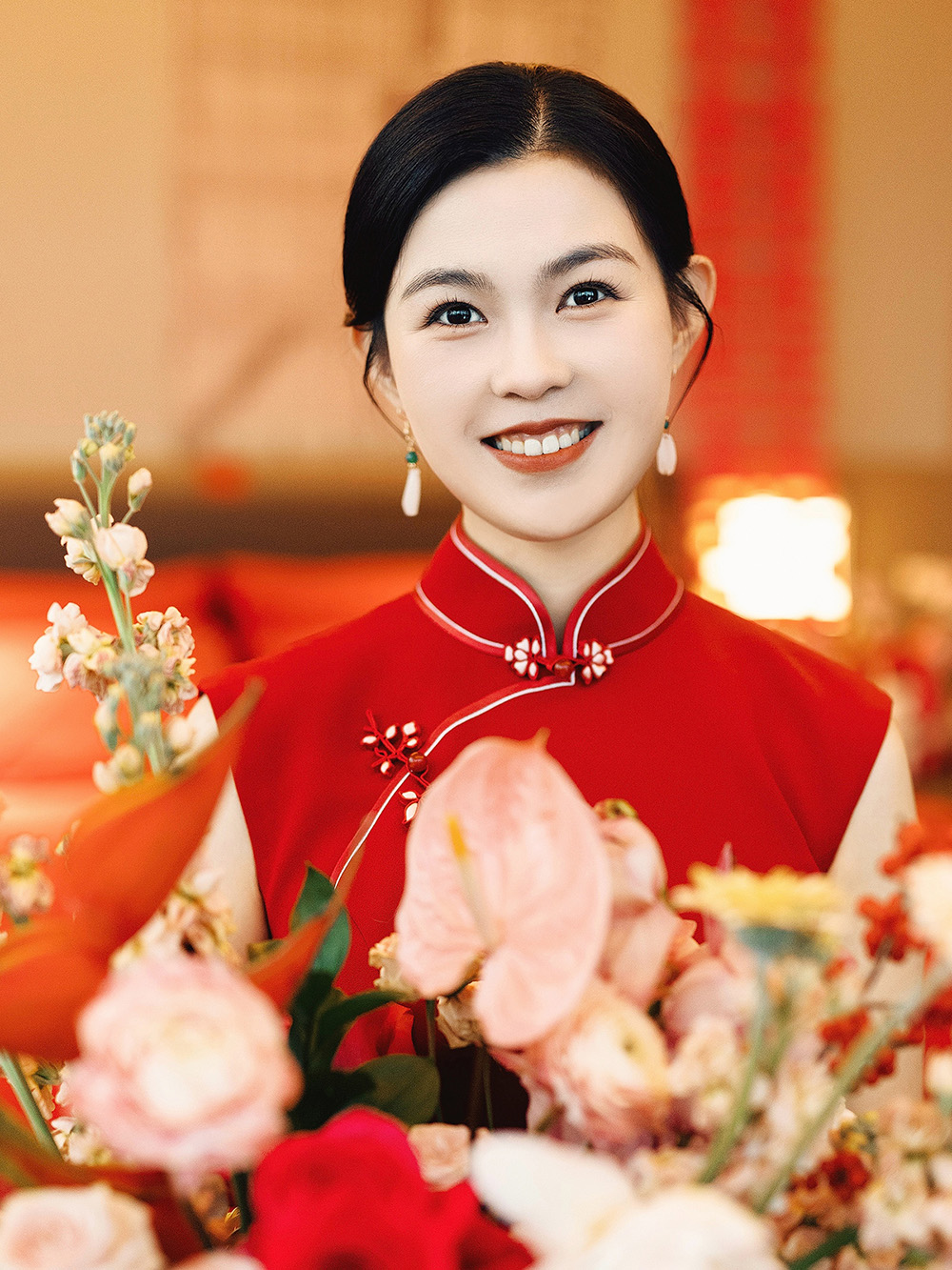 润尚美妆造型,新娘跟妆,时尚新娘造型,婚礼造型,试妆照