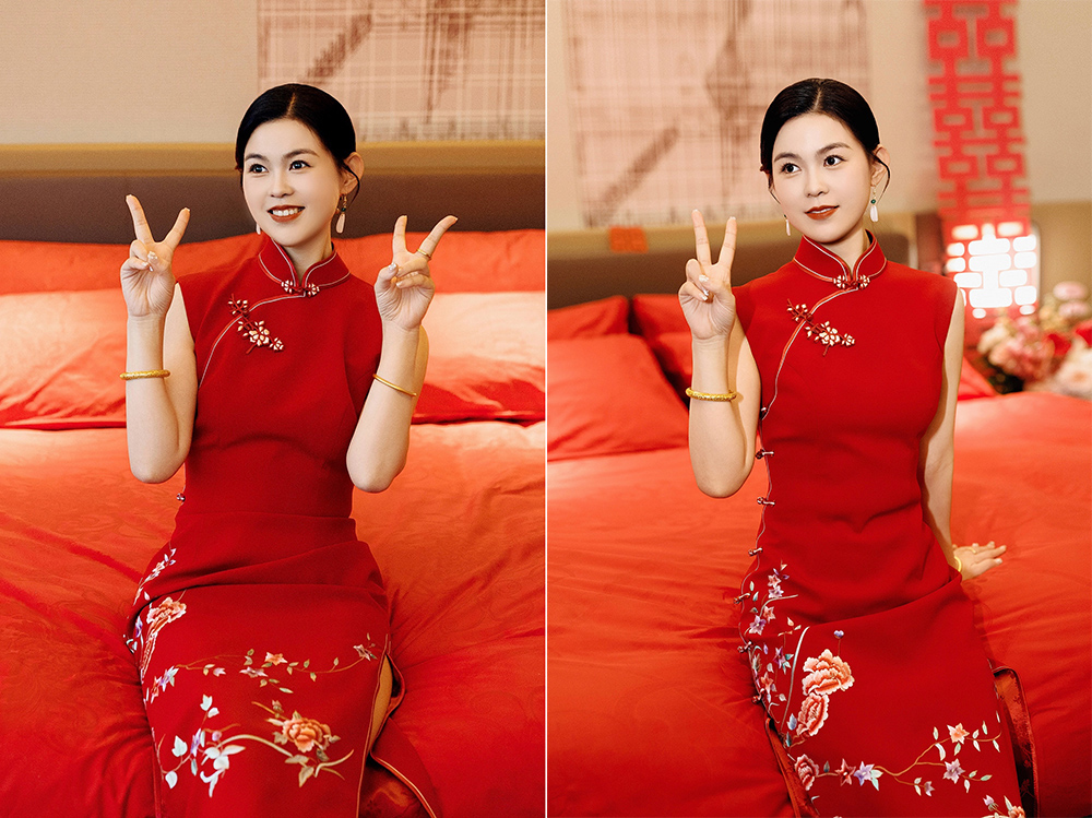 润尚美妆造型,新娘跟妆,时尚新娘造型,婚礼造型,试妆照