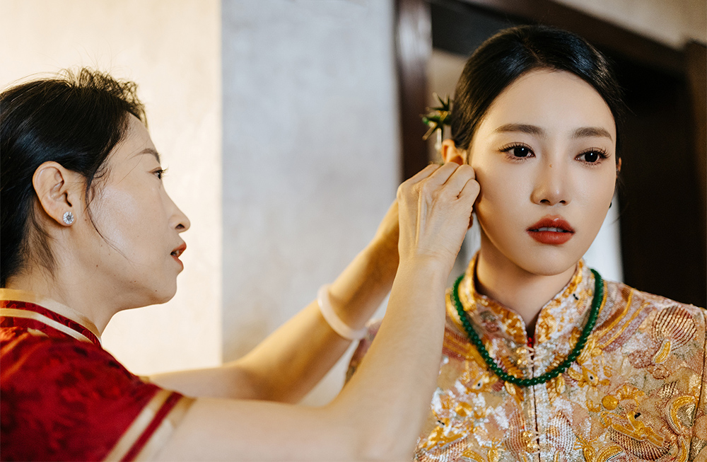 润尚美妆造型,新娘跟妆,时尚新娘造型,婚礼造型,试妆照