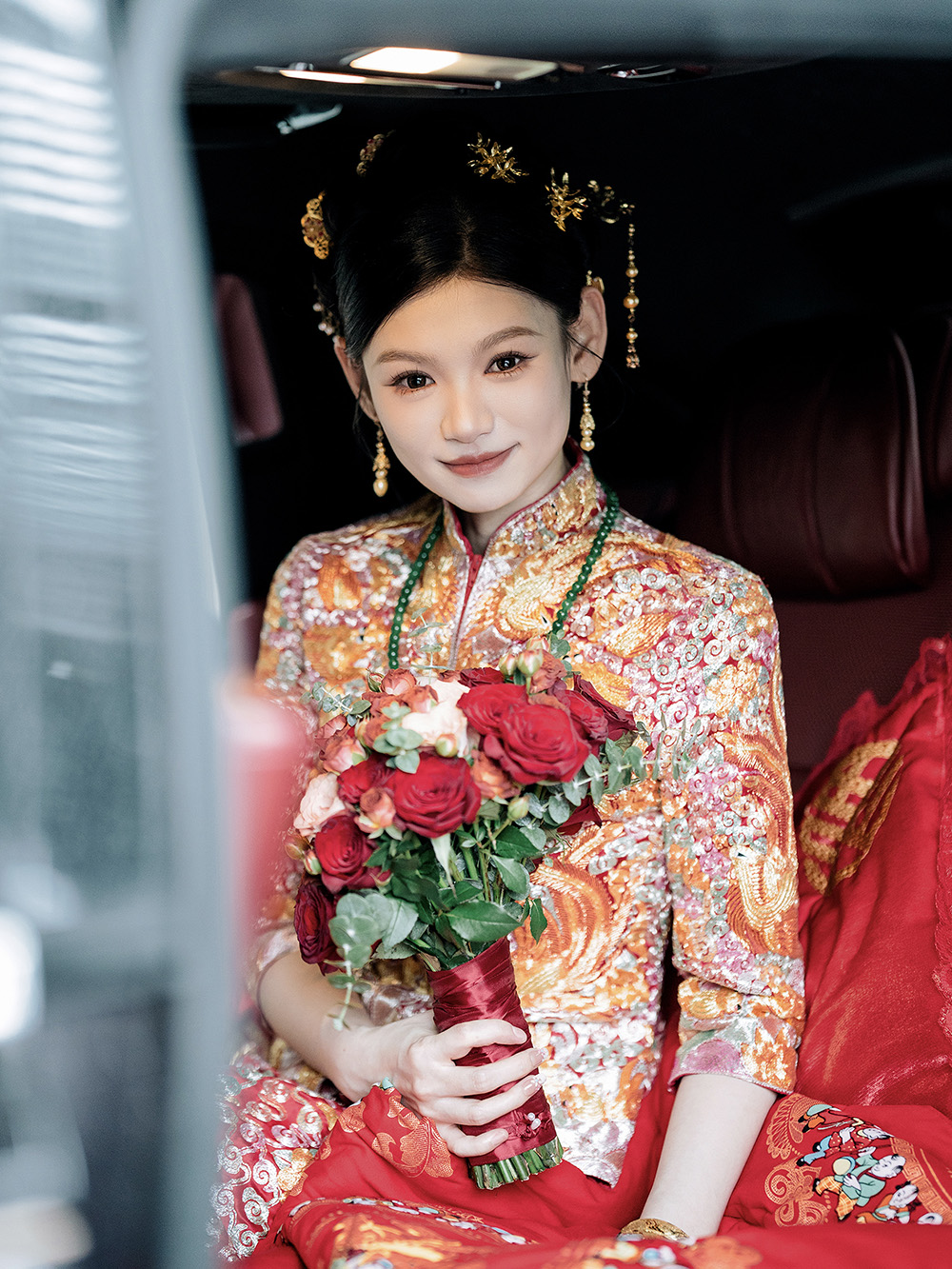 润尚美妆造型,新娘跟妆,时尚新娘造型,婚礼造型,试妆照