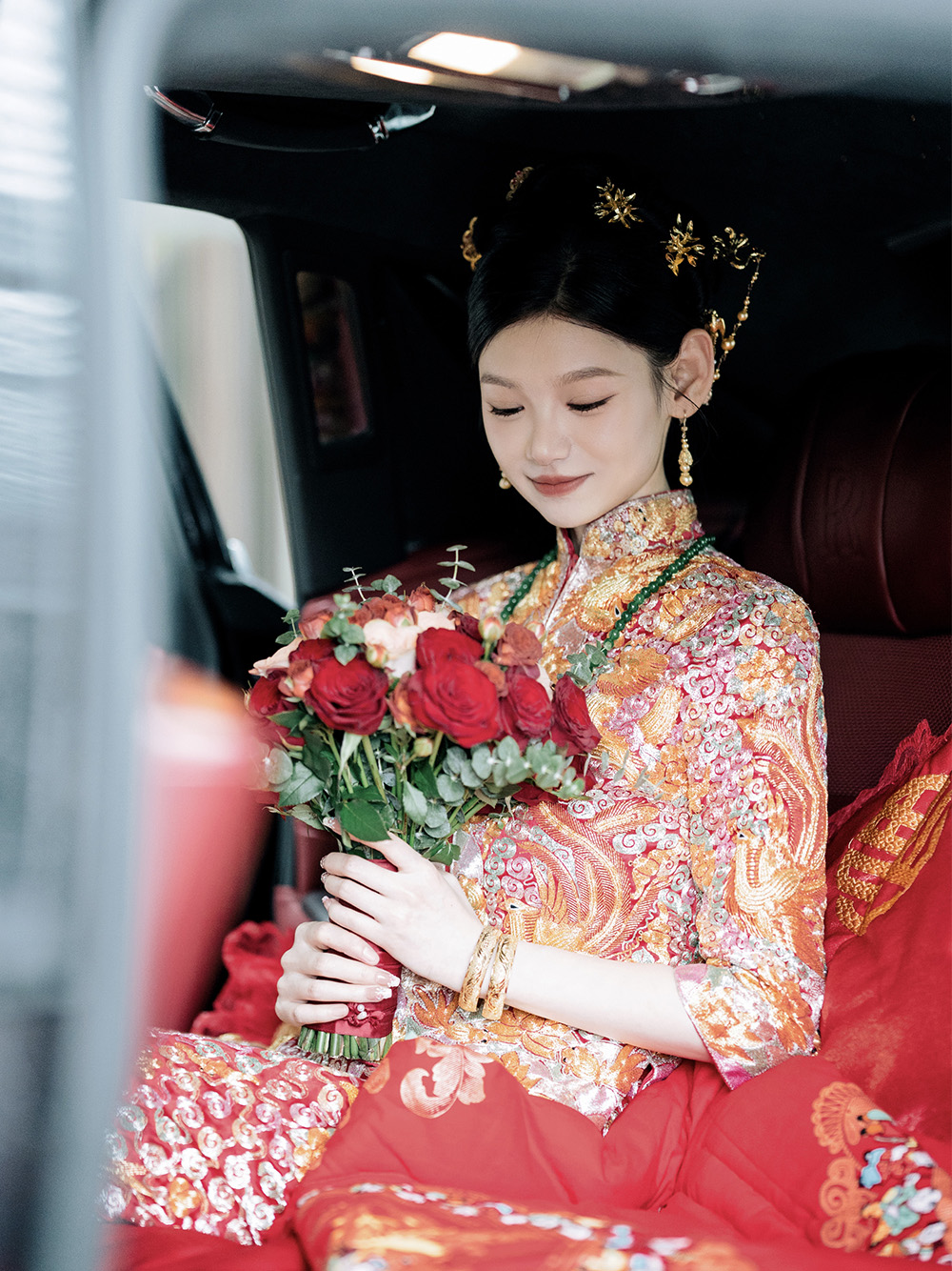 润尚美妆造型,新娘跟妆,时尚新娘造型,婚礼造型,试妆照