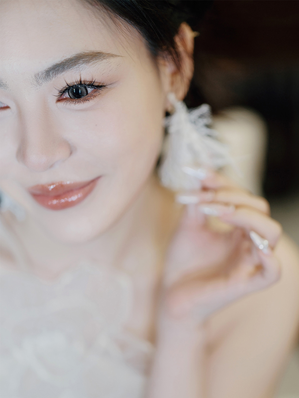 润尚美妆造型,新娘跟妆,时尚新娘造型,婚礼造型,试妆照