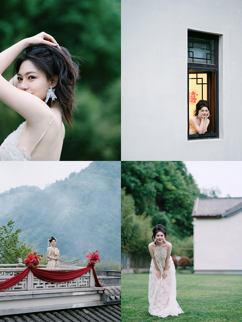 润尚美妆造型,新娘跟妆,时尚新娘造型,婚礼造型,试妆照