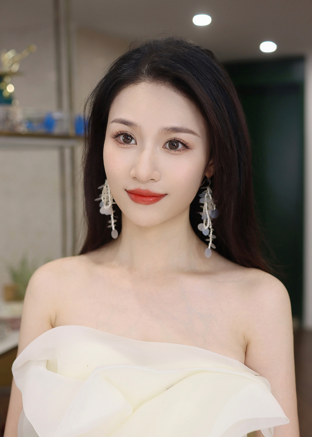 润尚美妆造型,新娘跟妆,时尚新娘造型,婚礼造型,试妆照