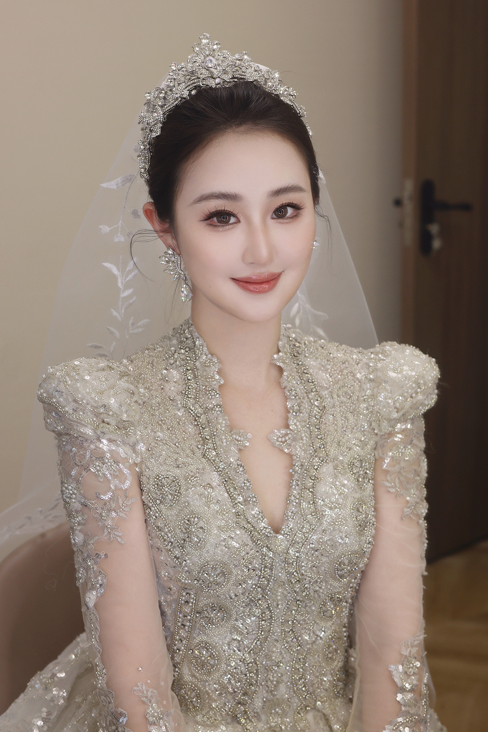 润尚美妆造型,新娘跟妆,时尚新娘造型,婚礼造型,试妆照