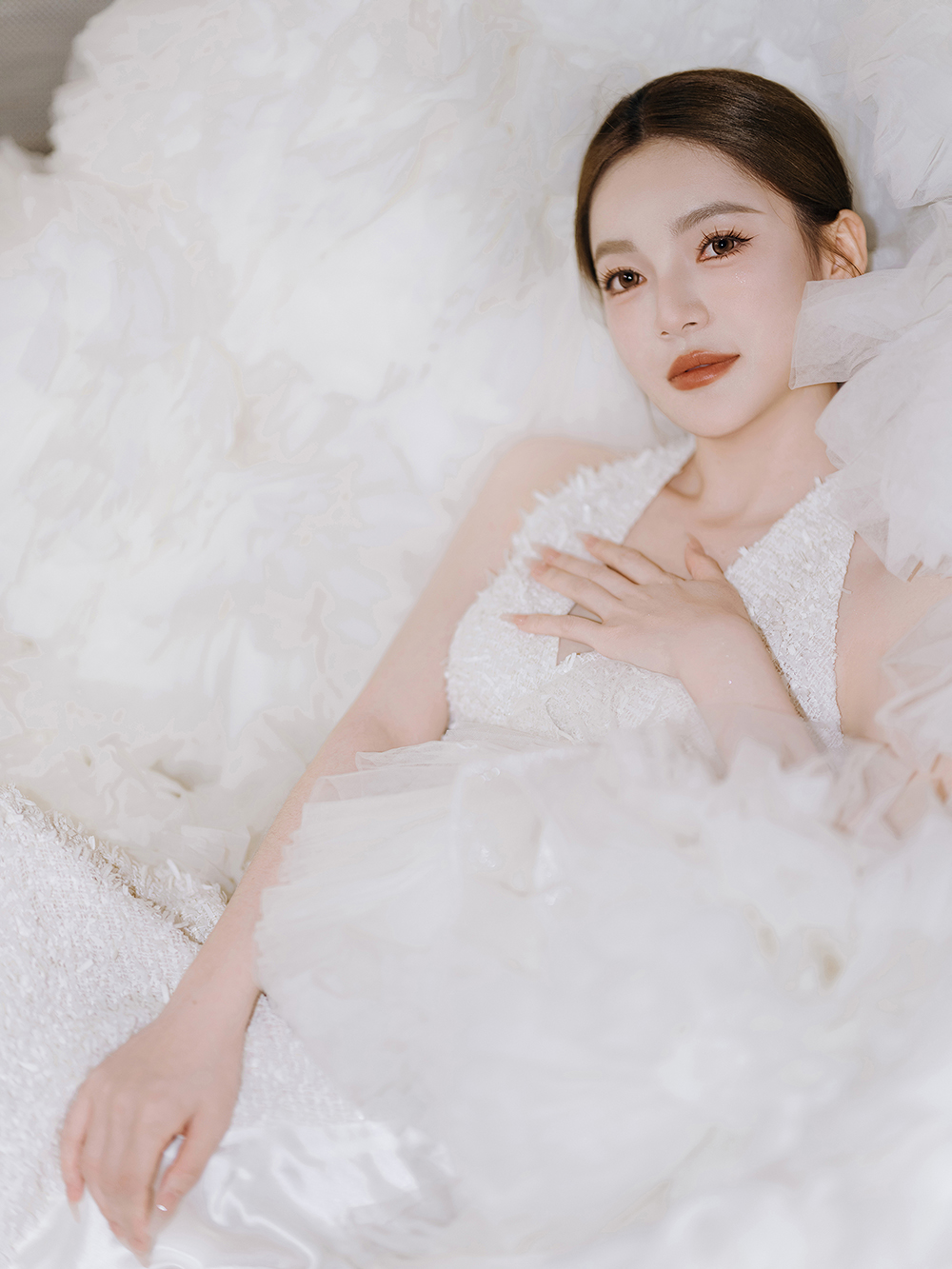 润尚美妆造型,新娘跟妆,时尚新娘造型,婚礼造型,试妆照