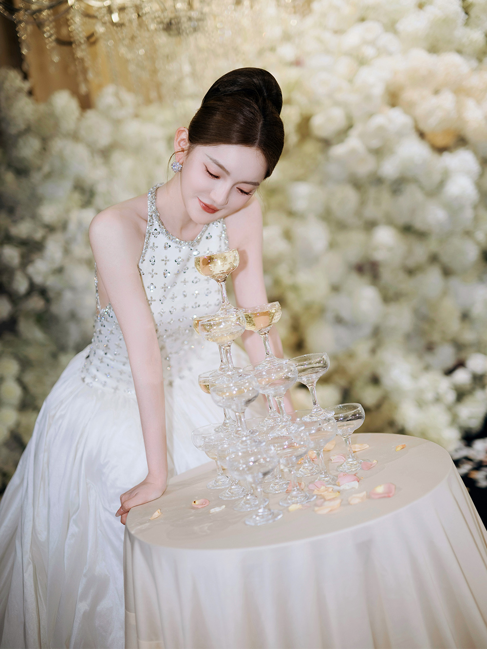 润尚美妆造型,新娘跟妆,时尚新娘造型,婚礼造型,试妆照