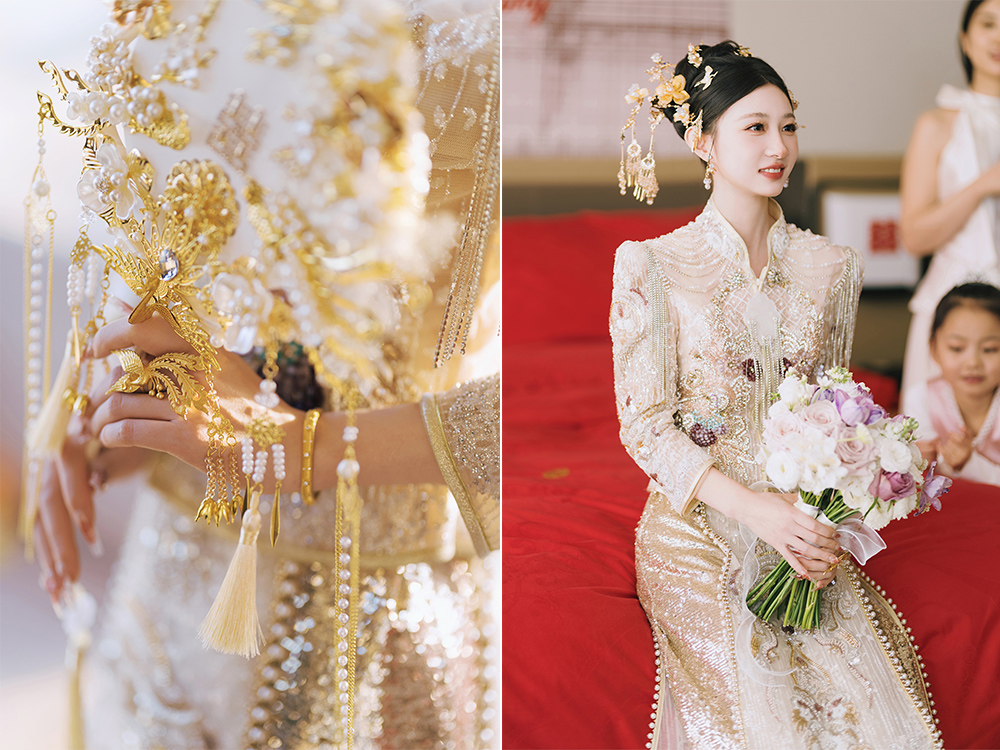 润尚美妆造型,新娘跟妆,时尚新娘造型,婚礼造型,试妆照