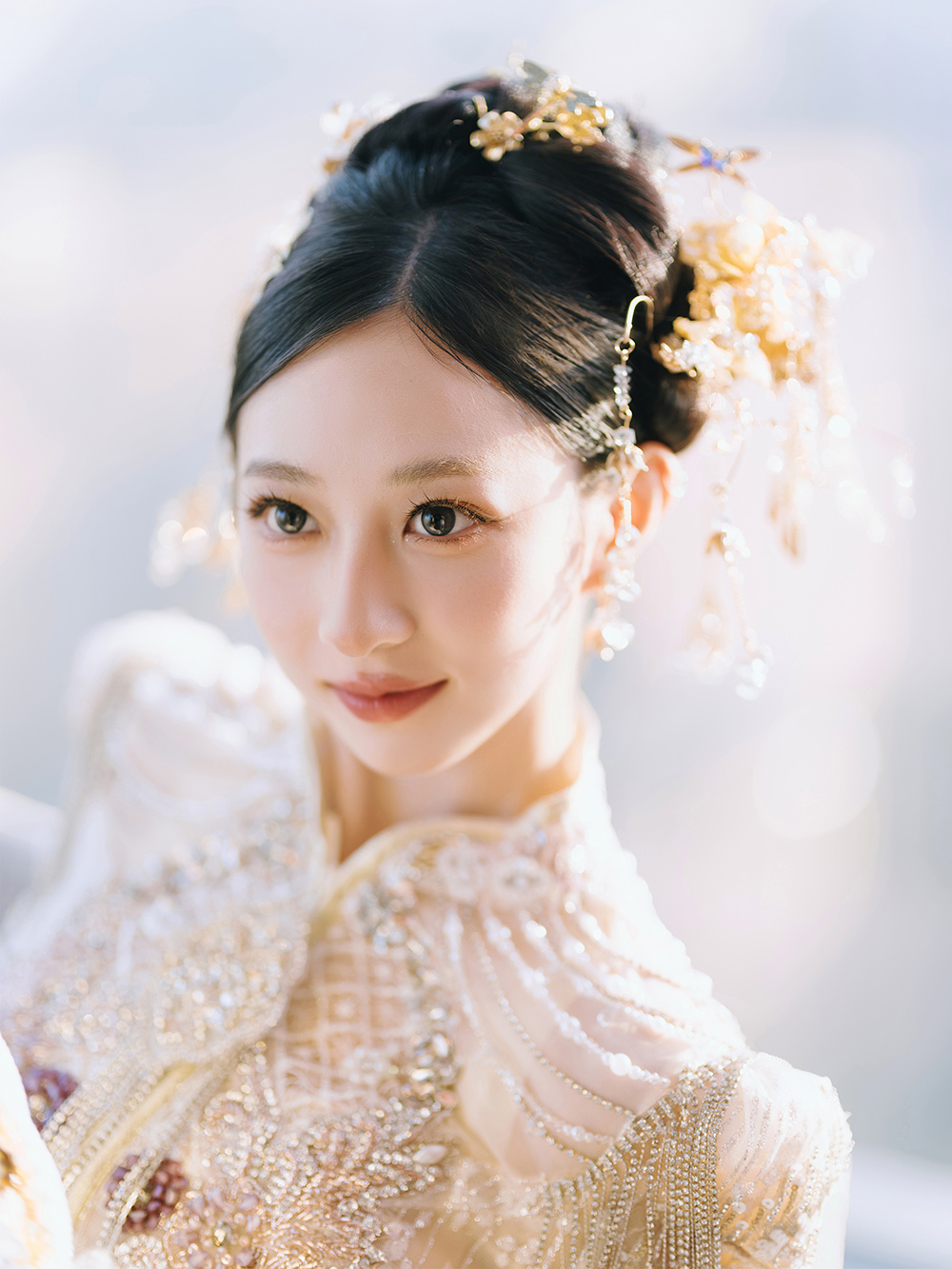 润尚美妆造型,新娘跟妆,时尚新娘造型,婚礼造型,试妆照