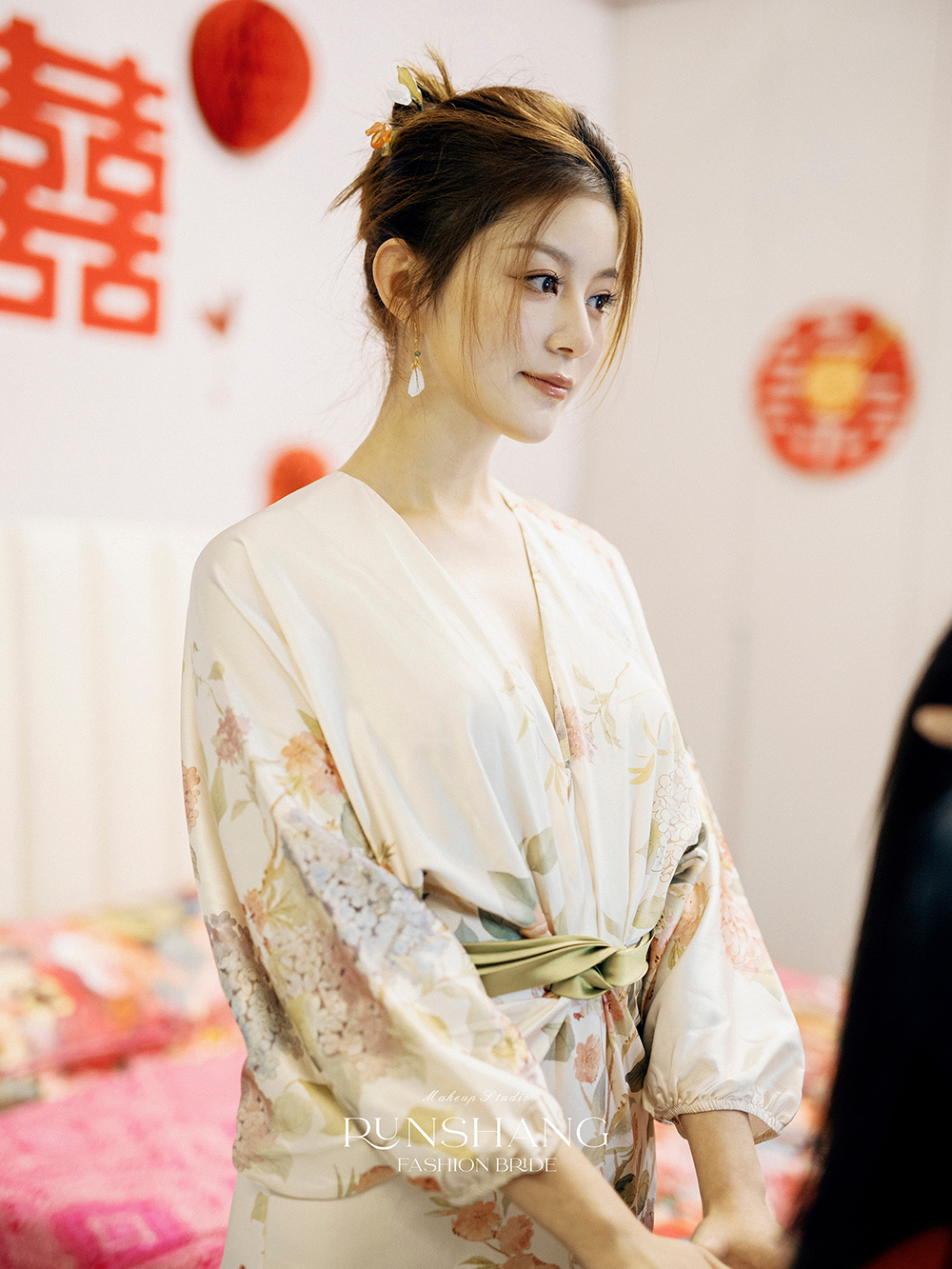 润尚美妆造型,新娘跟妆,时尚新娘造型,婚礼造型,试妆照