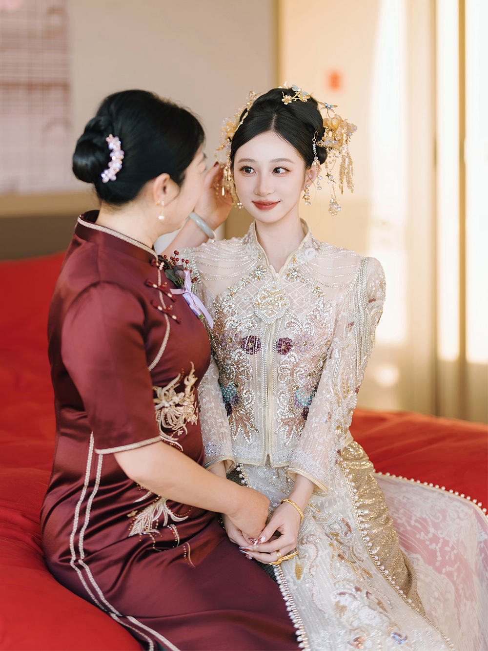 润尚美妆造型,新娘跟妆,时尚新娘造型,婚礼造型,试妆照