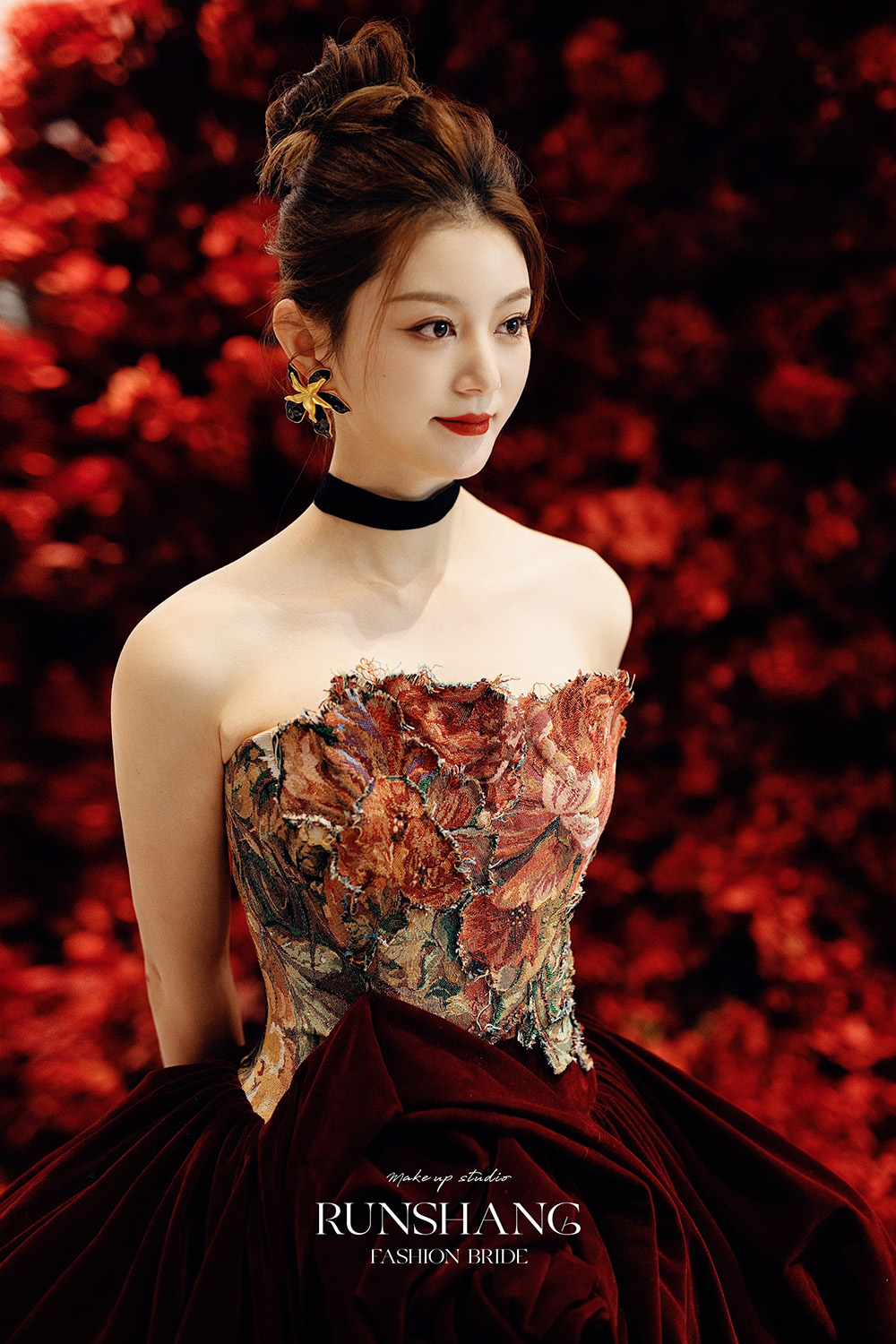 润尚美妆造型,新娘跟妆,时尚新娘造型,婚礼造型,试妆照