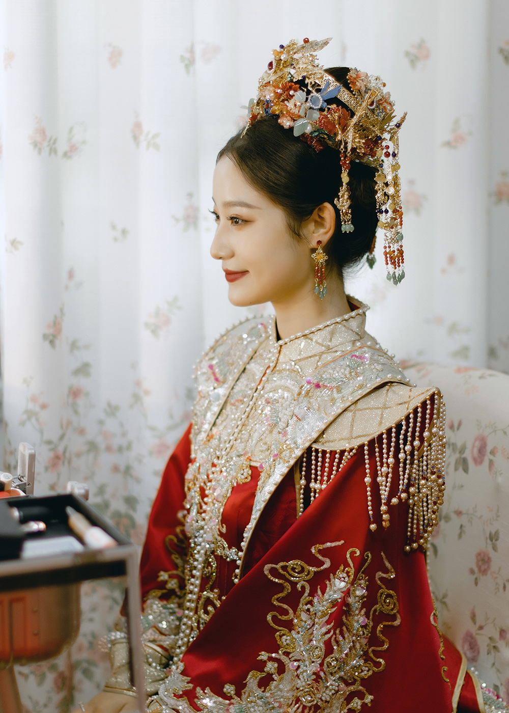 润尚美妆造型,新娘跟妆,时尚新娘造型,婚礼造型,试妆照