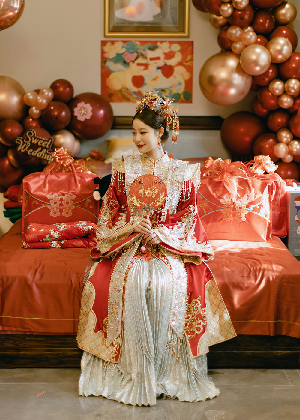 润尚美妆造型,新娘跟妆,时尚新娘造型,婚礼造型,试妆照