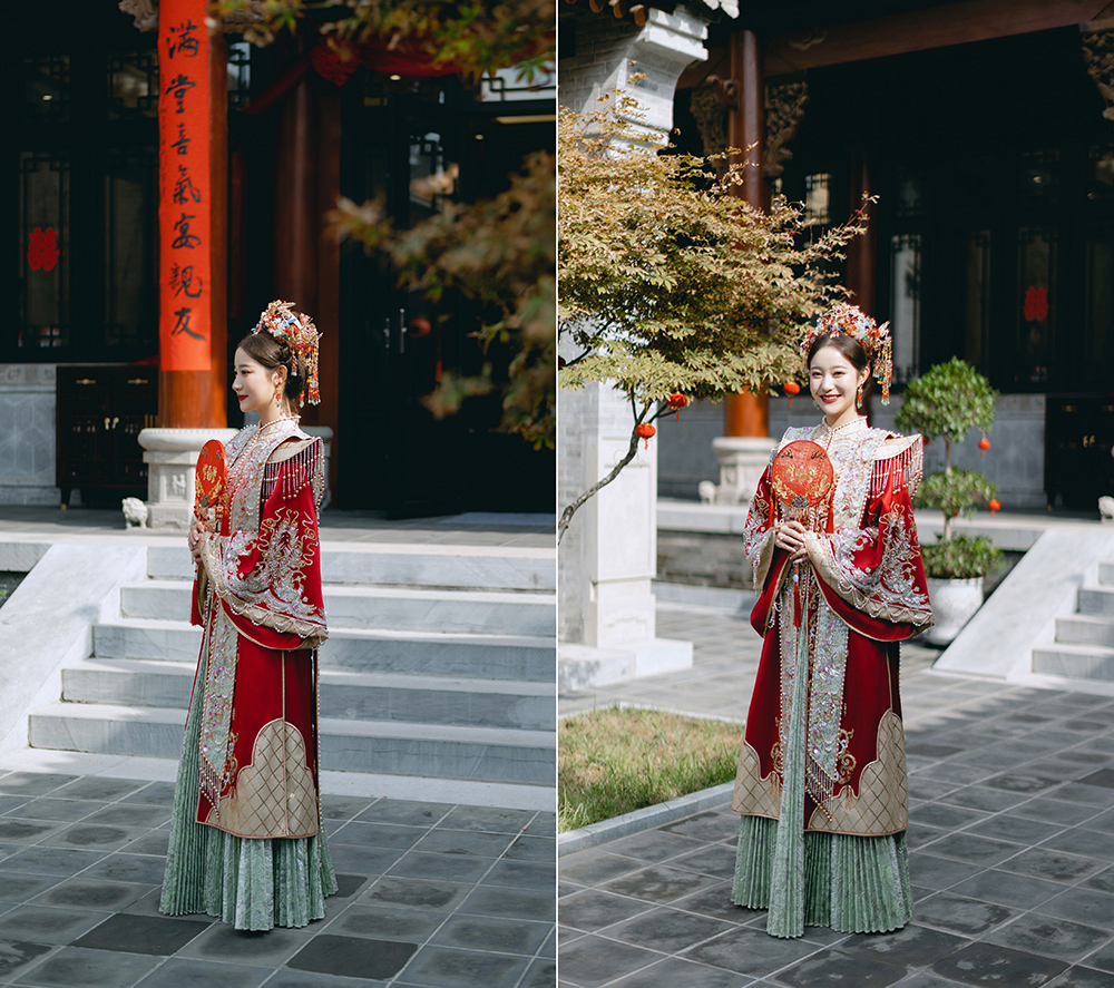 润尚美妆造型,新娘跟妆,时尚新娘造型,婚礼造型,试妆照