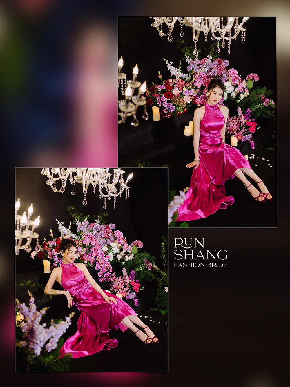 润尚美妆造型,新娘跟妆,时尚新娘造型,婚礼造型,试妆照