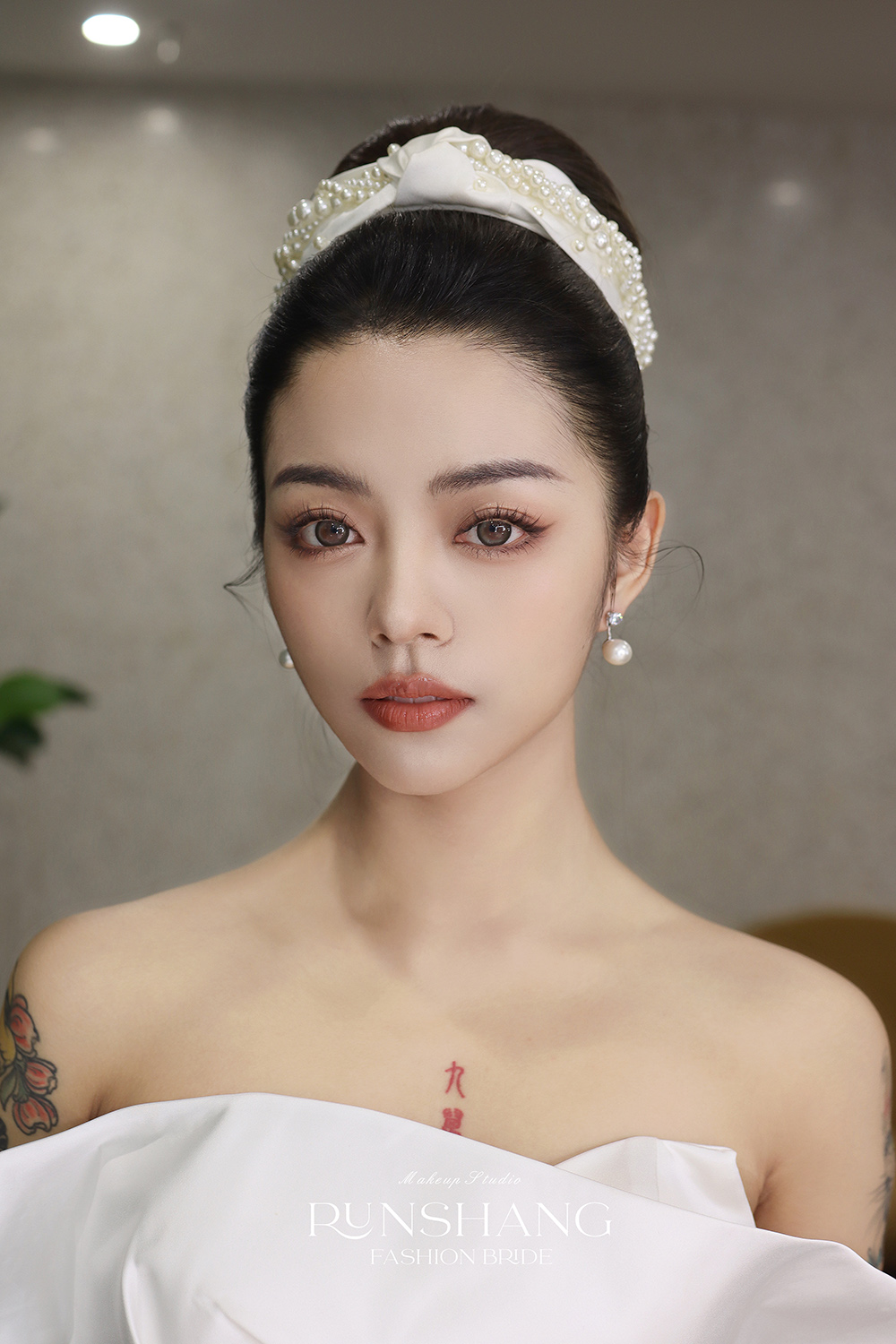 润尚美妆造型,新娘跟妆,时尚新娘造型,婚礼造型,试妆照