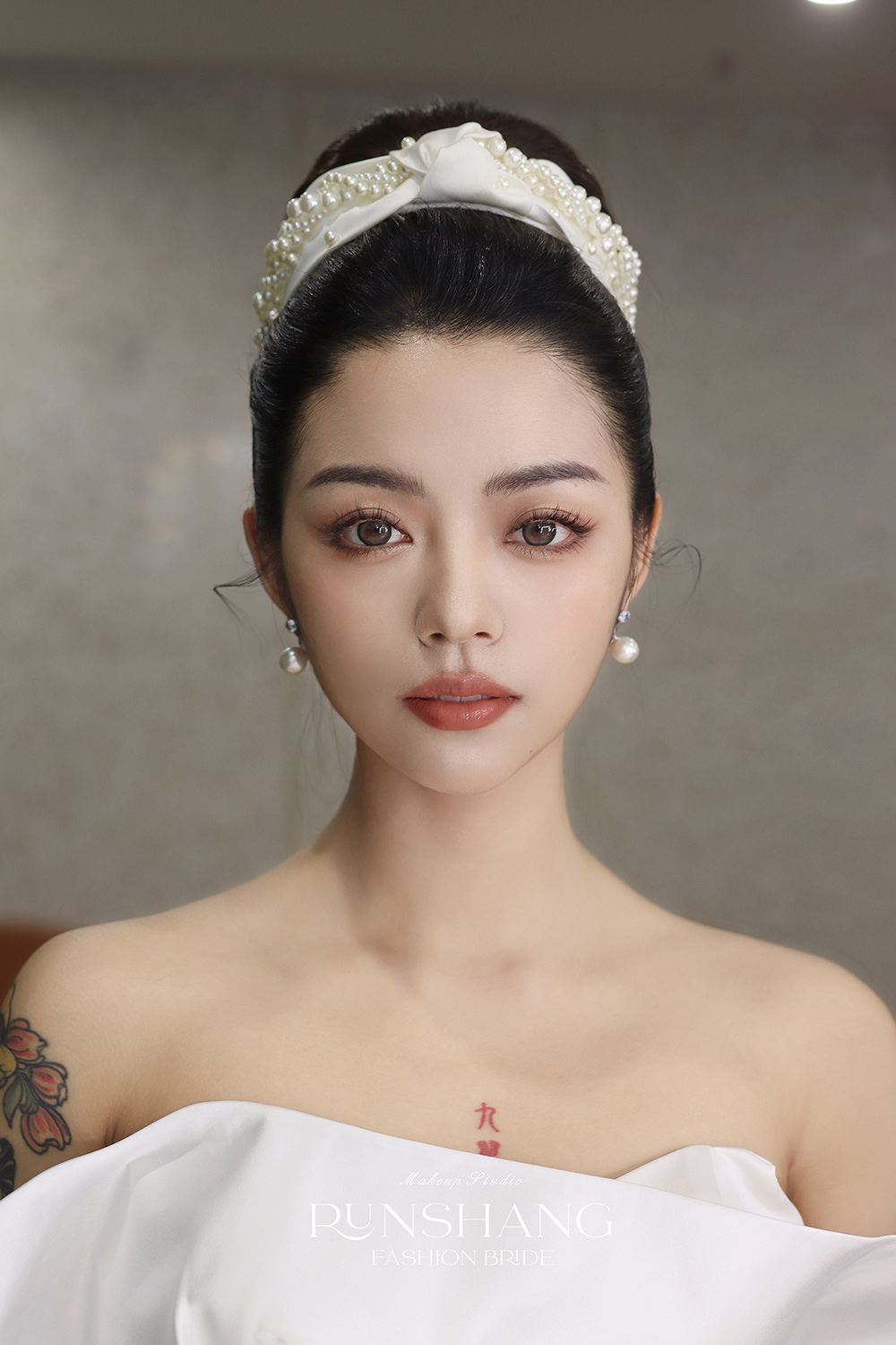 润尚美妆造型,新娘跟妆,时尚新娘造型,婚礼造型,试妆照