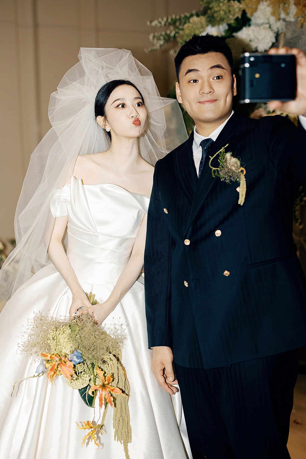 润尚美妆造型,新娘跟妆,时尚新娘造型,婚礼造型,试妆照