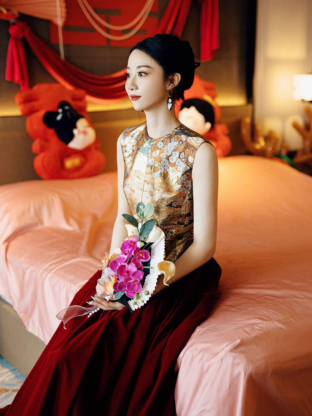 润尚美妆造型,新娘跟妆,时尚新娘造型,婚礼造型,试妆照