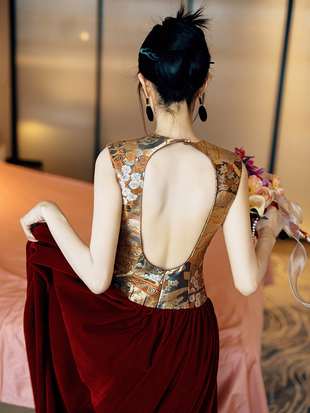 润尚美妆造型,新娘跟妆,时尚新娘造型,婚礼造型,试妆照