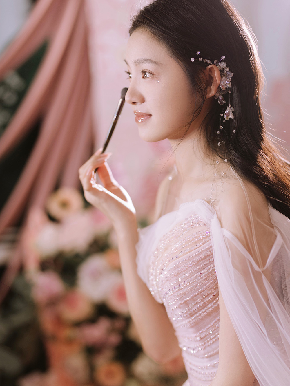 润尚美妆造型,新娘跟妆,时尚新娘造型,婚礼造型,试妆照