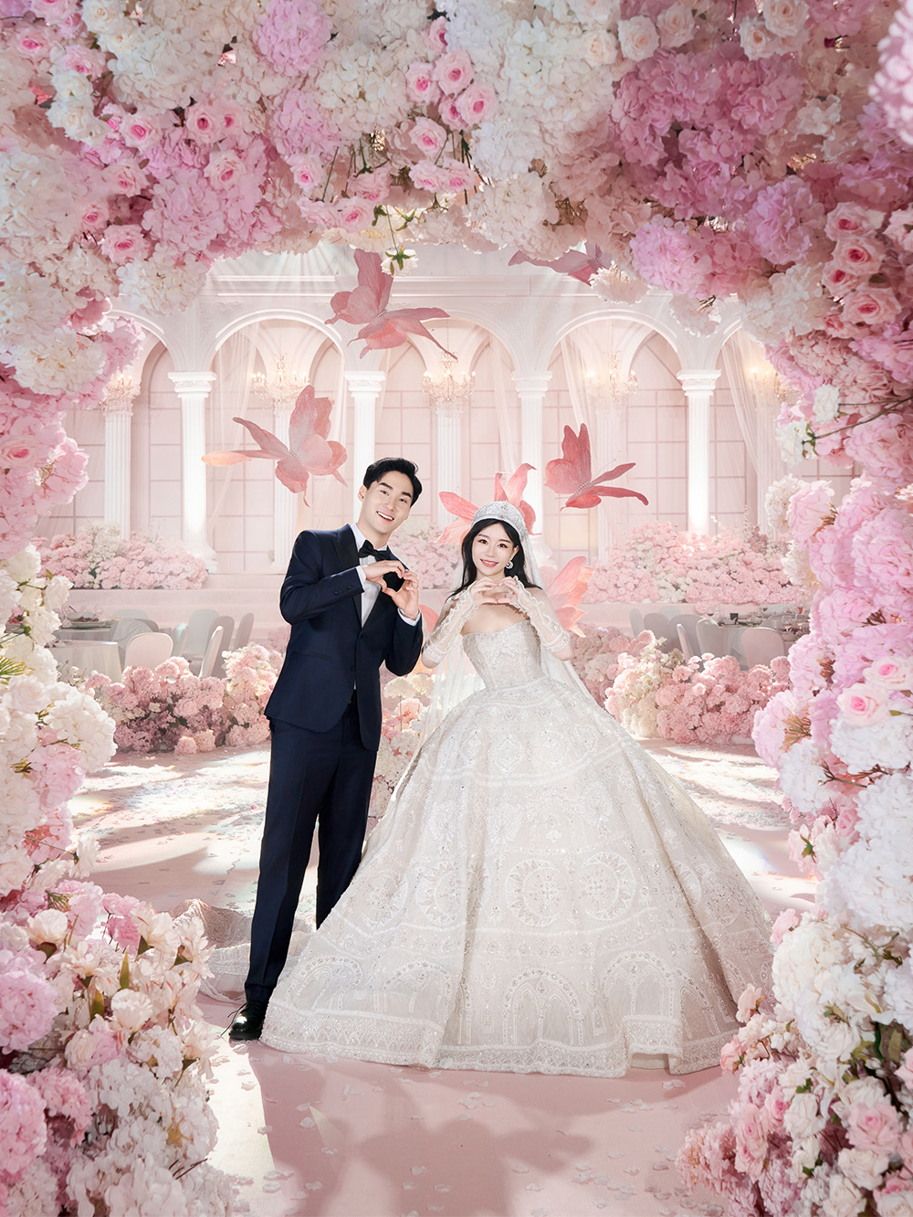 润尚美妆造型,新娘跟妆,时尚新娘造型,婚礼造型