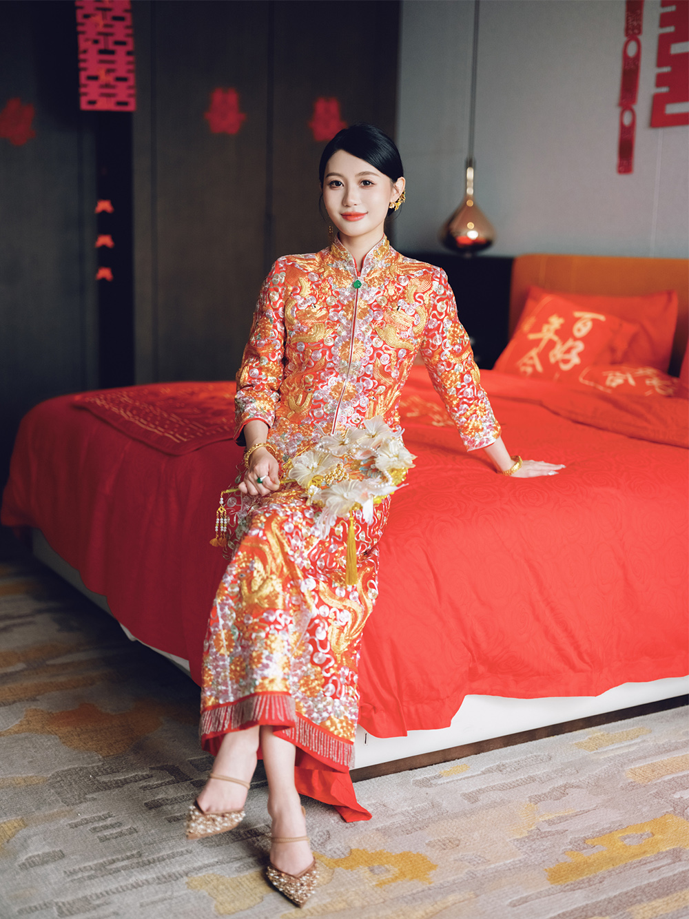 润尚美妆造型,新娘跟妆,时尚新娘造型,婚礼造型