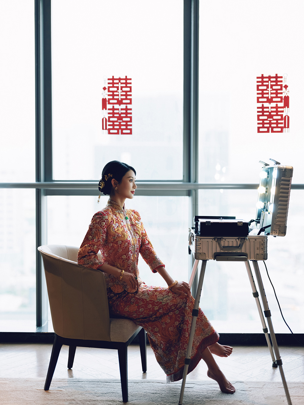 润尚美妆造型,新娘跟妆,时尚新娘造型,婚礼造型