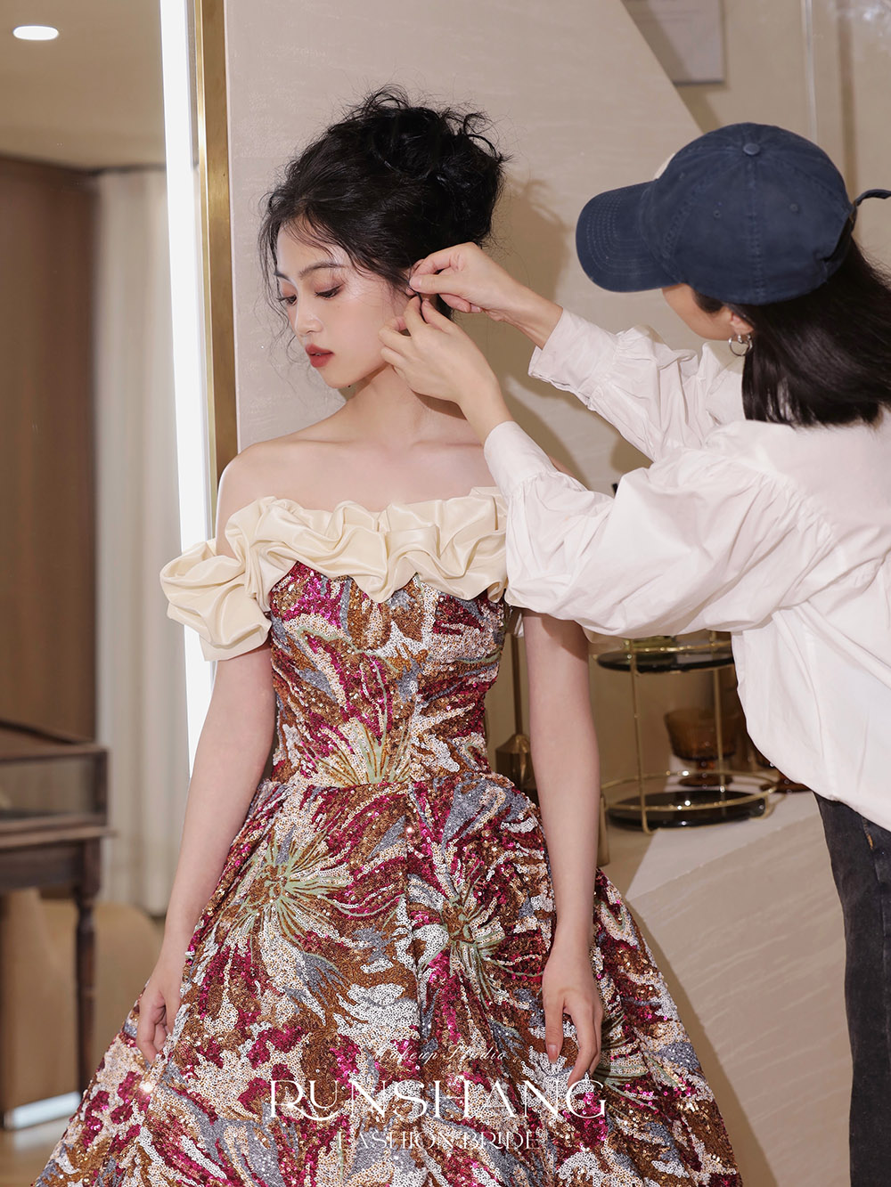 润尚美妆造型,新娘跟妆,时尚新娘造型,婚礼造型