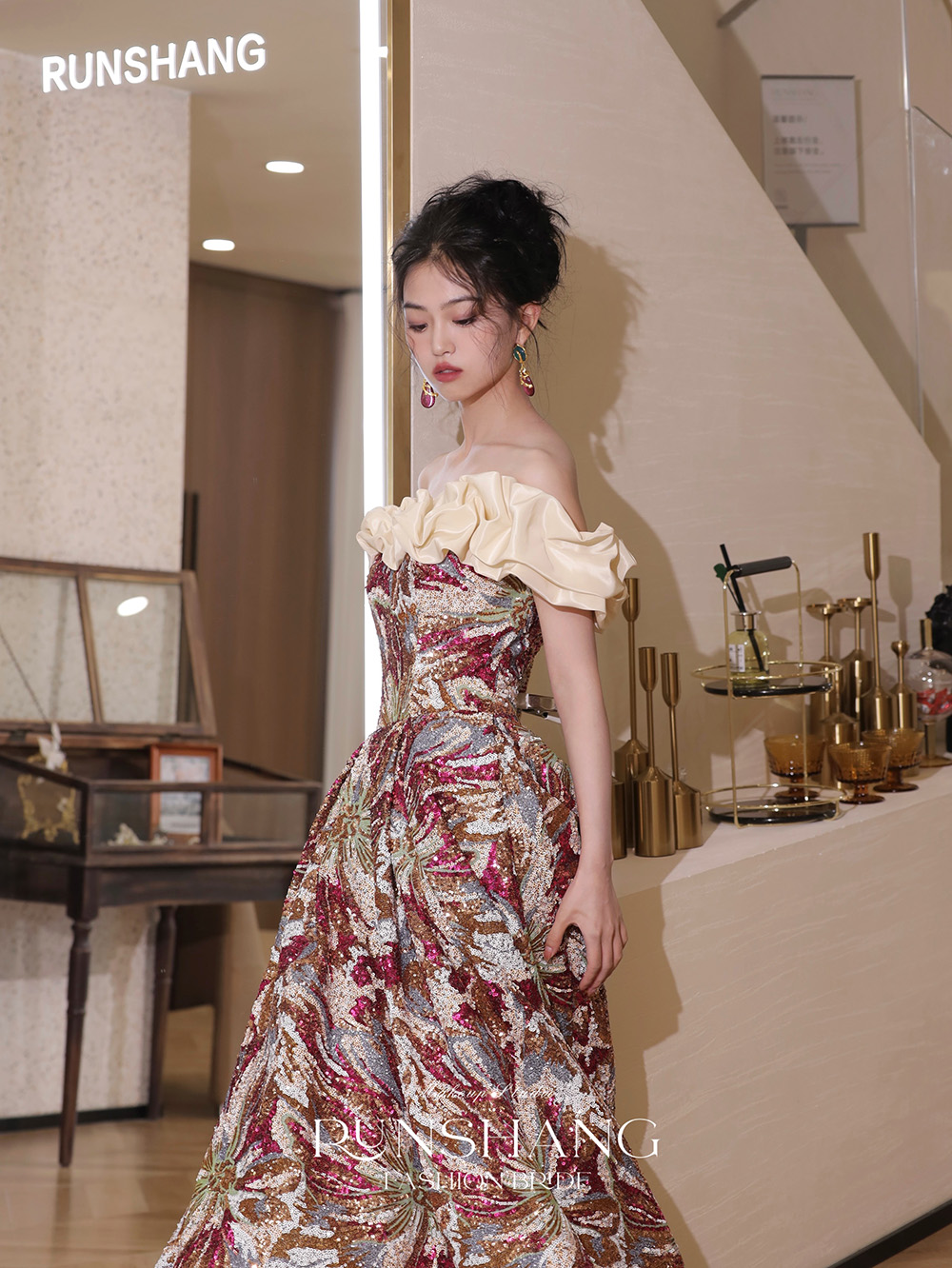 润尚美妆造型,新娘跟妆,时尚新娘造型,婚礼造型