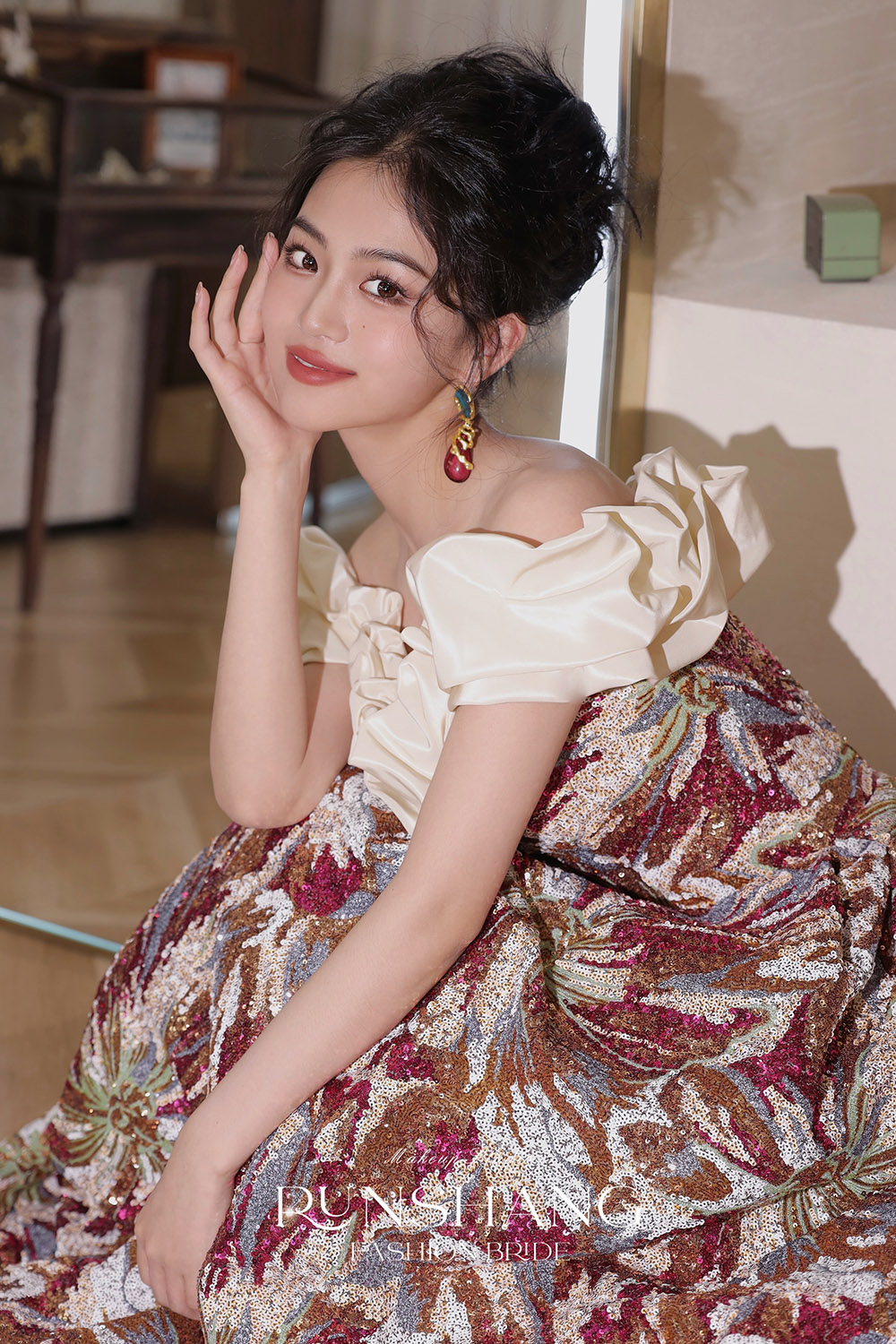 润尚美妆造型,新娘跟妆,时尚新娘造型,婚礼造型