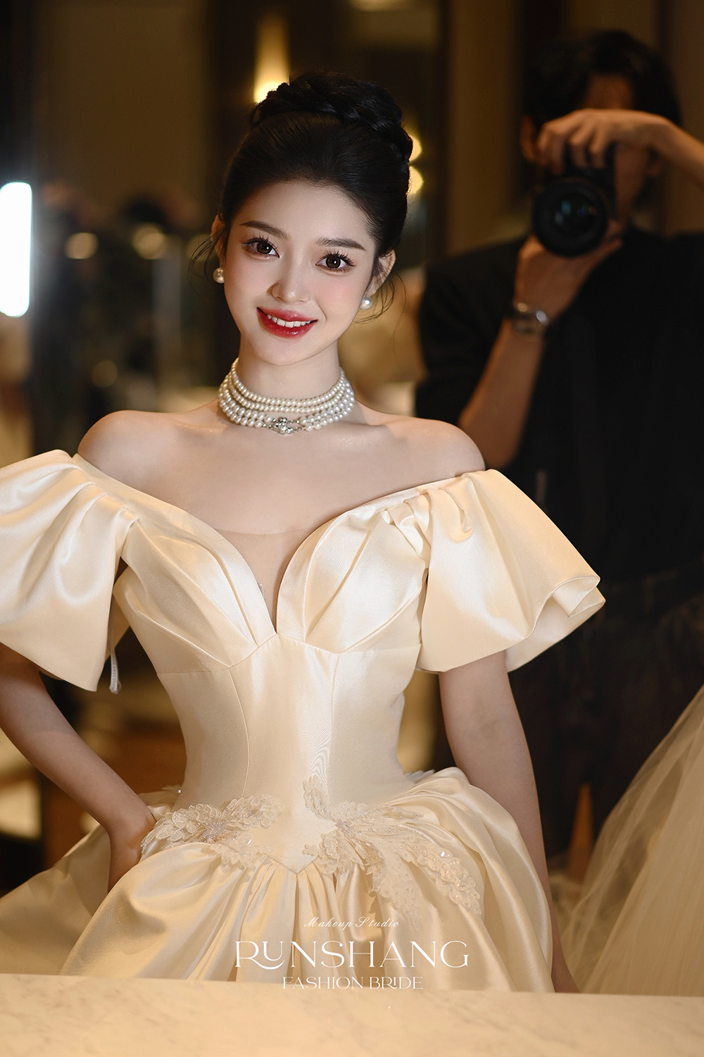 润尚美妆造型,新娘跟妆,时尚新娘造型,婚礼造型