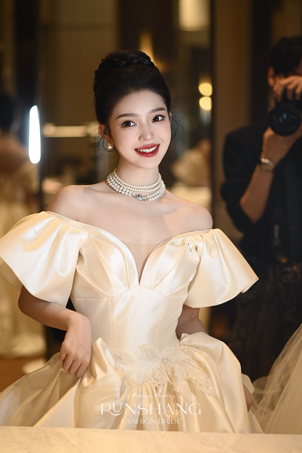 润尚美妆造型,新娘跟妆,时尚新娘造型,婚礼造型